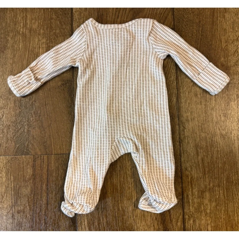 Carters Preemie‎ Baby Boy Girl Unisex Sleeper Outfit Tan Neutral Reborn Doll